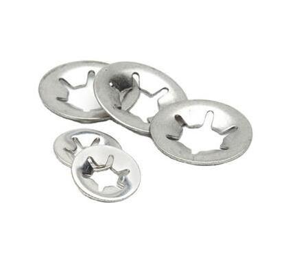 Manufacture Stainless Steel Star Push-on Retaining Locking Washer Clip Lock Clamp Starlock Washers Internal Tooth Washer for