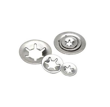 Manufacture Stainless Steel Star Push-on Retaining Locking Washer Clip Lock Clamp Starlock Washers Internal Tooth Washer for