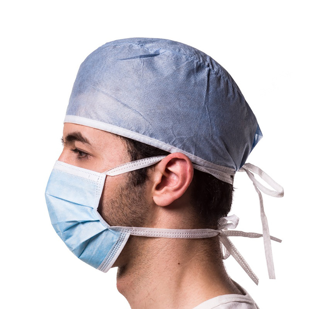 Factory Supply Protection Medical Nurse Hats Caps Pp Sms Non Woven Disposable Surgical Caps For Doctor