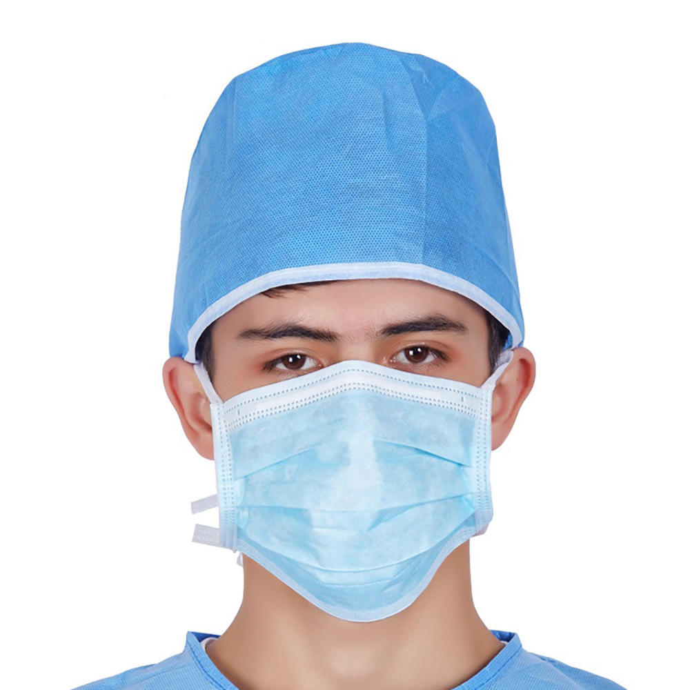 Factory Supply Protection Medical Nurse Hats Caps Pp Sms Non Woven Disposable Surgical Caps For Doctor