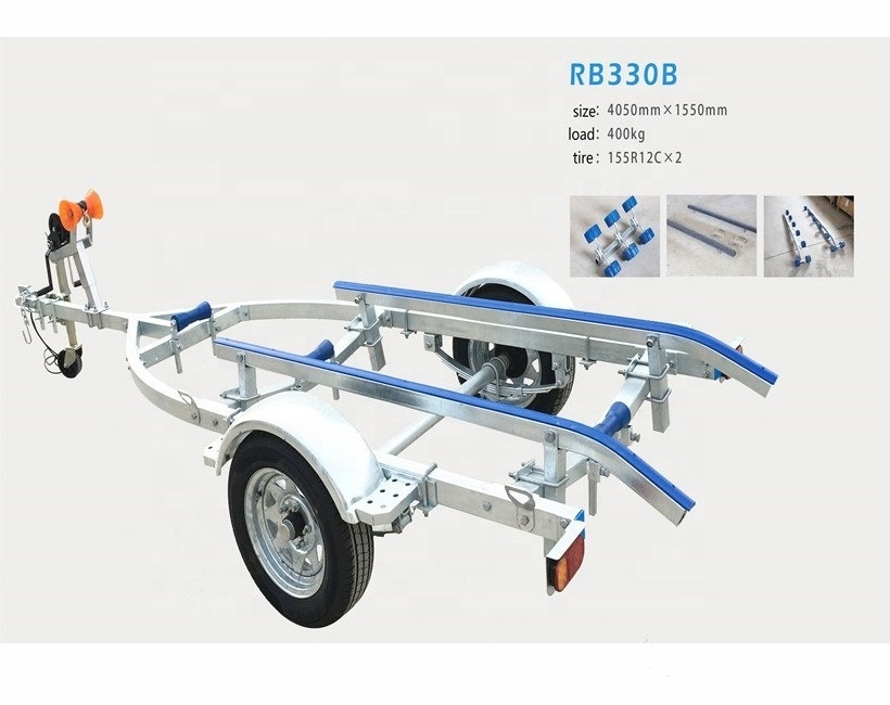 Factory Manufacture high quality Galvanized Double Axle Boat Trailer