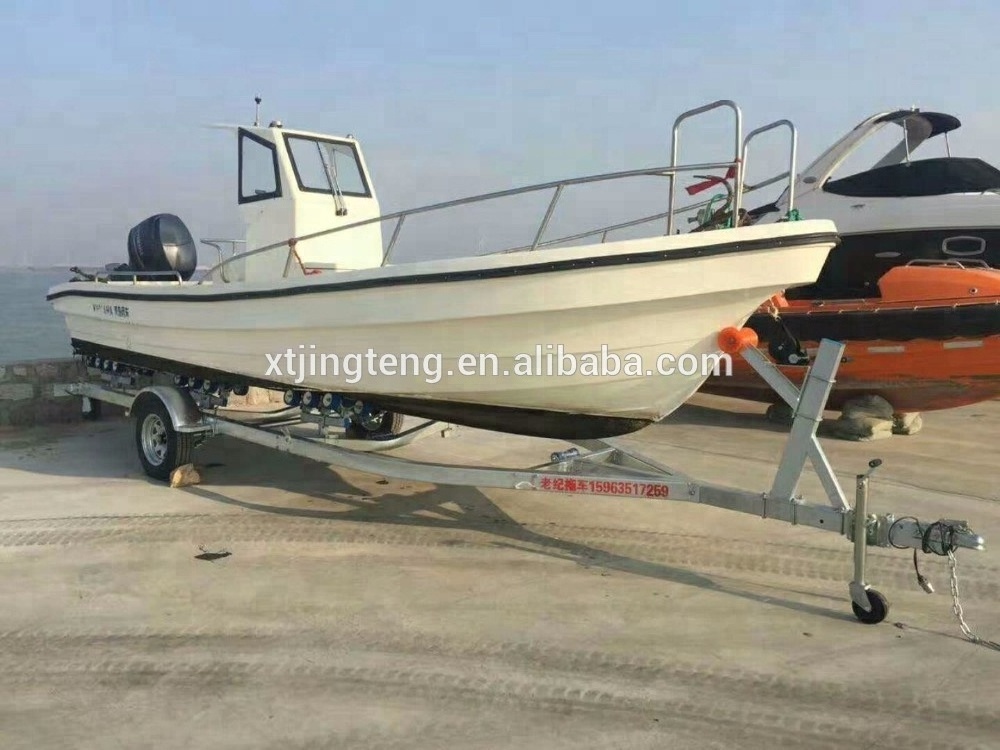 500kgs small single axle inflatable boat craft trailer for sale