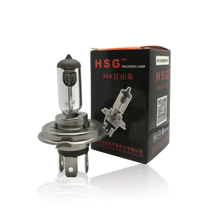 HSG Wholesale H1 H3 H4 H7 all type Auto light lamp h7 12v 75/70w car halogen bulb H4 12v 60/55w