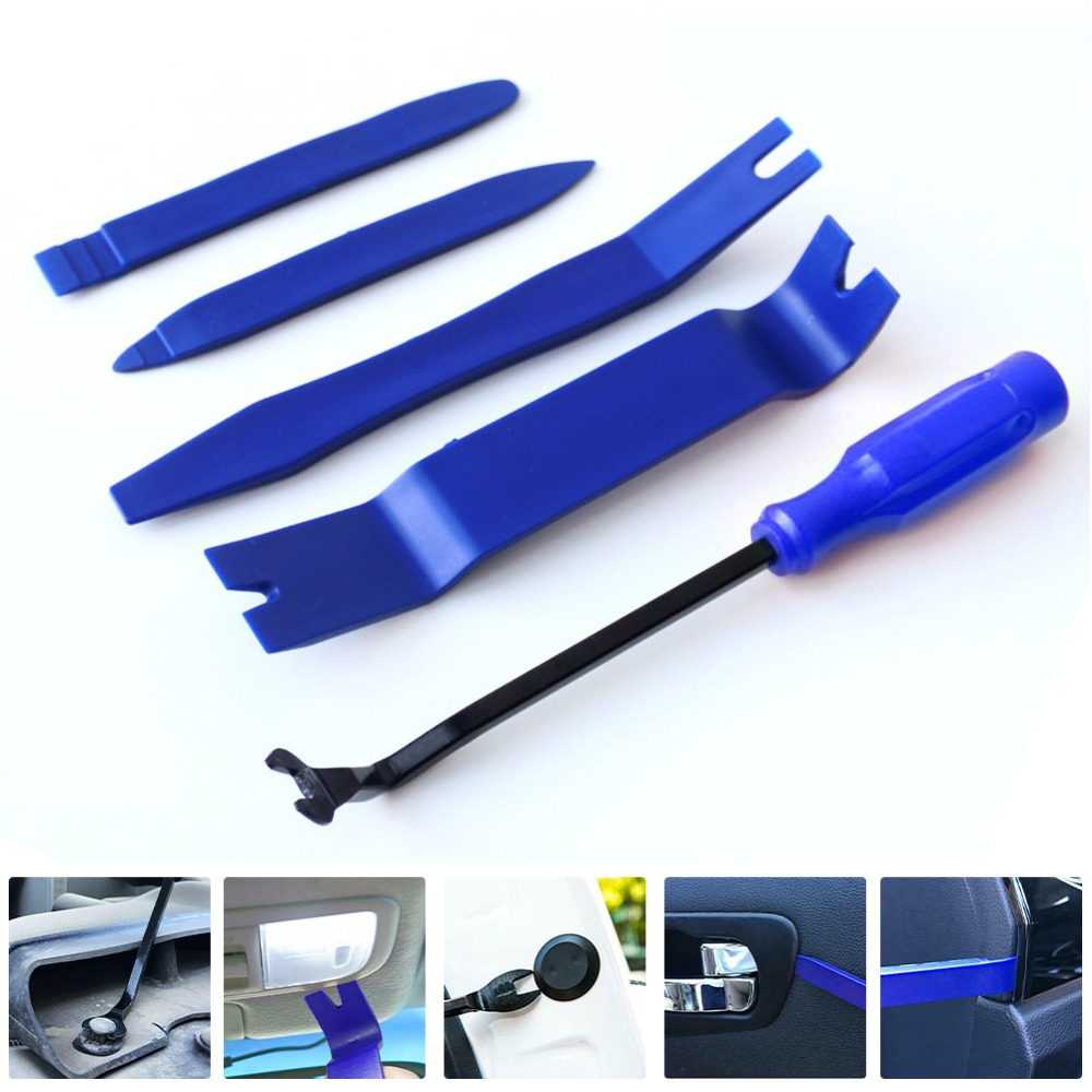 JZ 12PCS Nylon Auto audio removal tool windshield removal tool kit removing tools for car