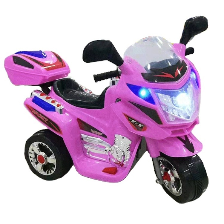 Pink color kids toys online electric tricycles racing motorcycles with powerful motor/cheap price battery motorcycle