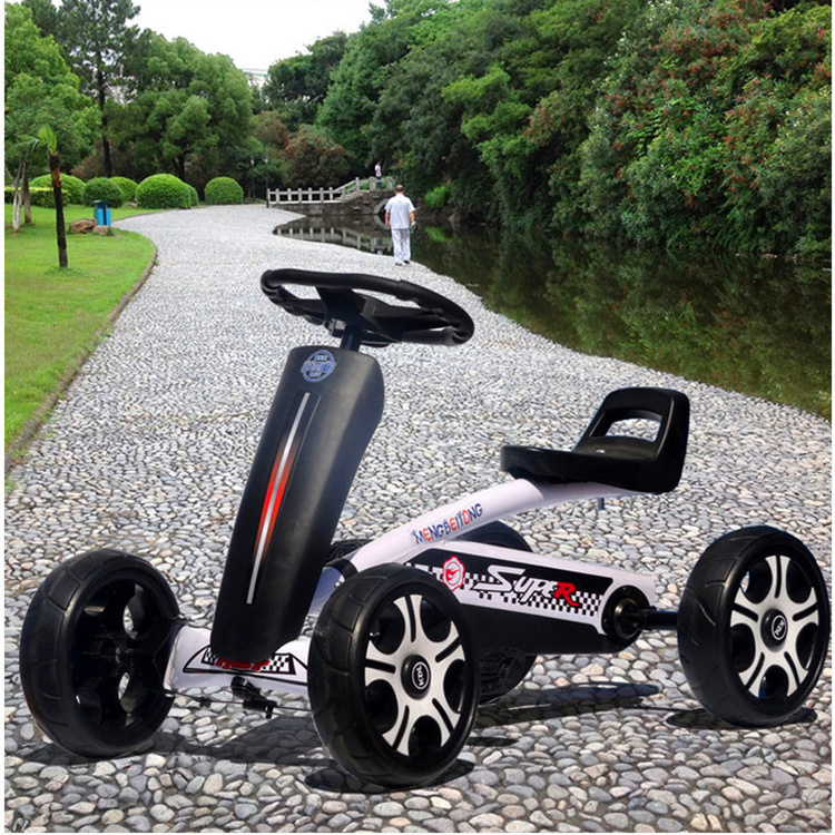 Factory Direct Sales Of New Children's Pedal Kart Square Four-wheel  Drift Car Children Four-wheel Swing Car