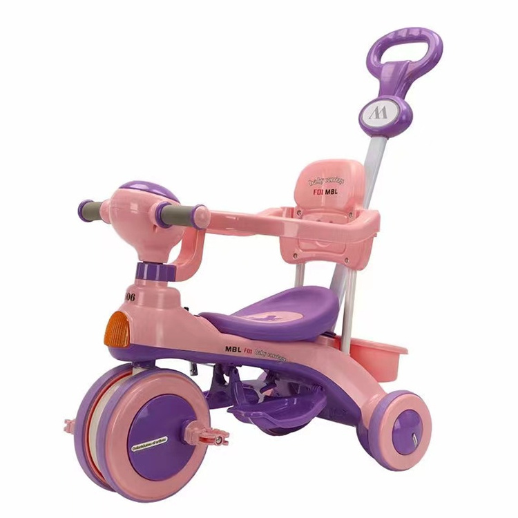 3-wheel children's bicycle baby first push tricycle bike /4 in 1 tricycle little  tricycle for child with umbrella