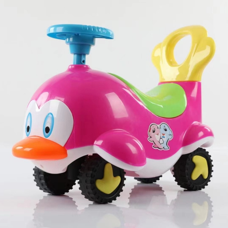 Hot Sale Top Fashion Gift Baby Safe Plastic Four Wheels Cute Doll Toy Car