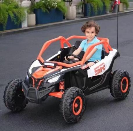 2024 new powerful rechargeable electric utv car for children 12V/24V kids ride on car with two seat