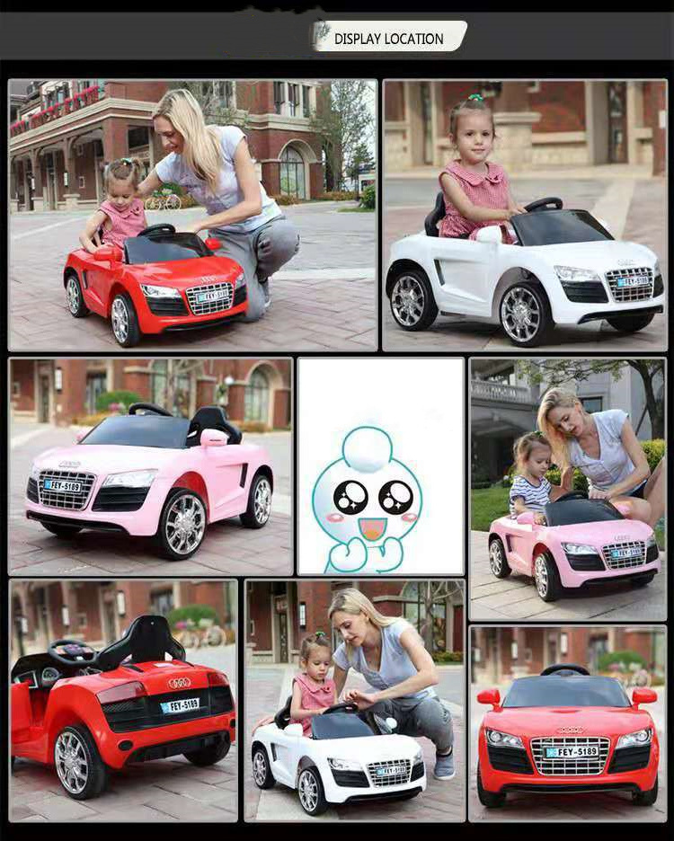 Custom double open doors Children electric car/licensed 12V battery two seat ride on kids car