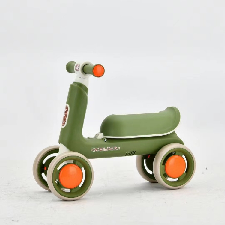 Kids Balance Car 1-3 Years Old Baby Toddler Without Bicycle Boys And Girls Four-Wheel Slippery Car