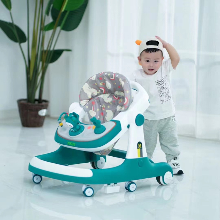 Hot Selling Educational Foldable Walking Car Baby Walker with Music Baby Walkers Learning