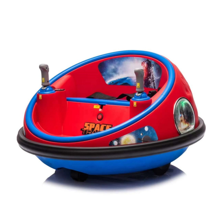 New Design 360 Degreens Children RC Bumper Cars 6V Electric Bumper Rechargeable Baby Toy Kids Ride On Car