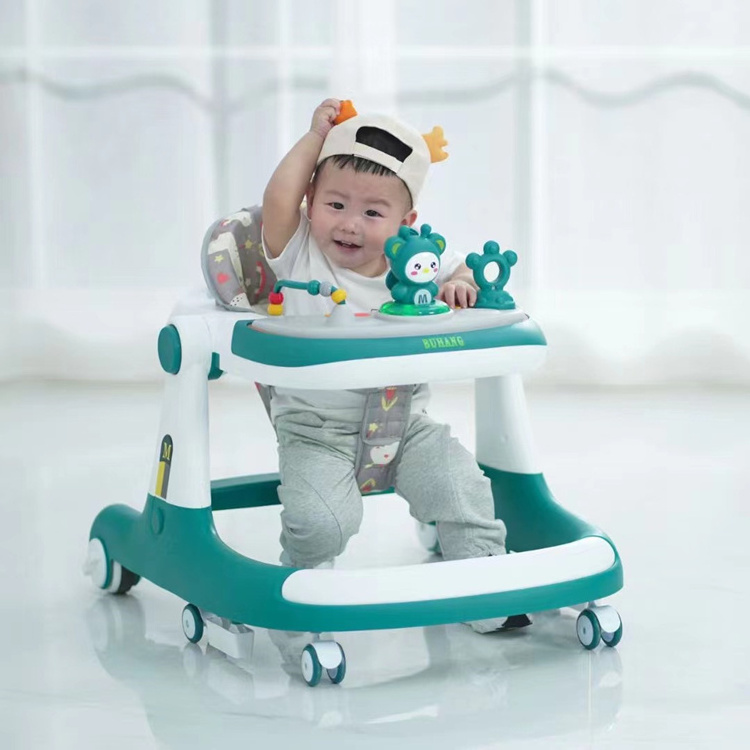 Hot Selling Educational Foldable Walking Car Baby Walker with Music Baby Walkers Learning