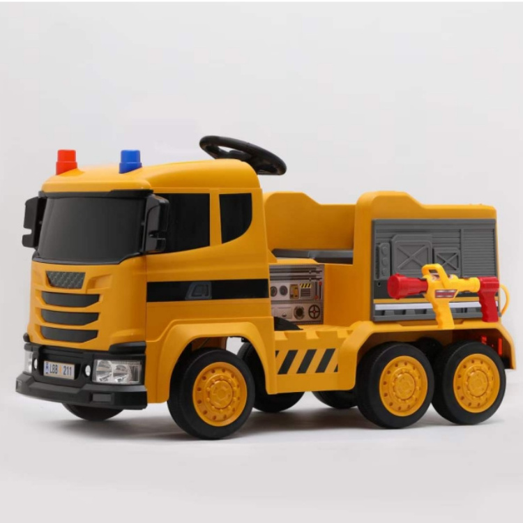 New High quality kids electric ride on crane car engineer toy car kids