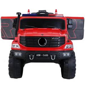 Kids Electric Fire Truck 12 Volt Ride on Car Toy for Baby Remote/battery Car Toy for Children 4 Wheels Plastic 2-8 Years 17 KG