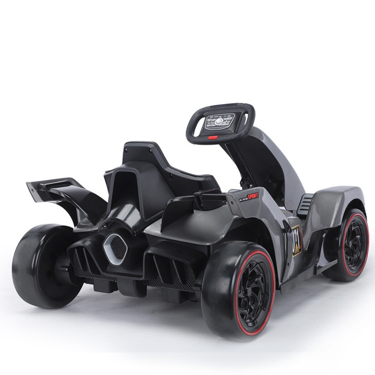 Powerful four-wheel 24v battery electric kids go kart double motor children go kart drift ride on car