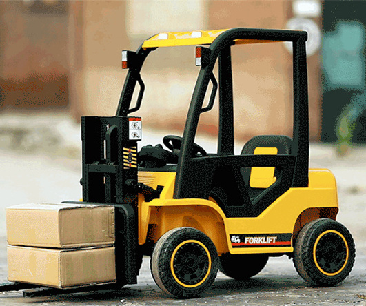 China factory supply battery kids electric forklift for sale/ride on car kid electric car four wheel children toy