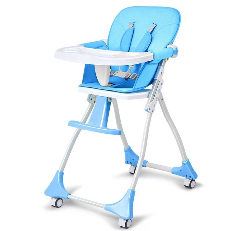 factory folding new multifunction dining chair for baby / toddlers infants high chair for feeding with wheels