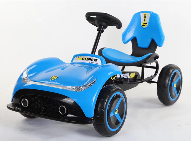 Hot sale  Newest Pedal Go Karts for kids 24v ride on car battery powered electric go kart pedal cars for kids