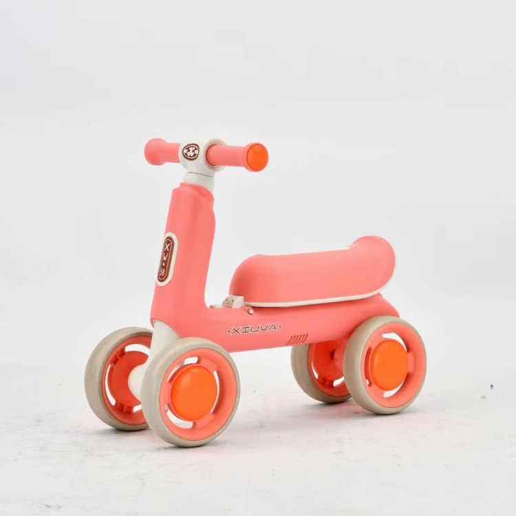 Kids Balance Car 1-3 Years Old Baby Toddler Without Bicycle Boys And Girls Four-Wheel Slippery Car