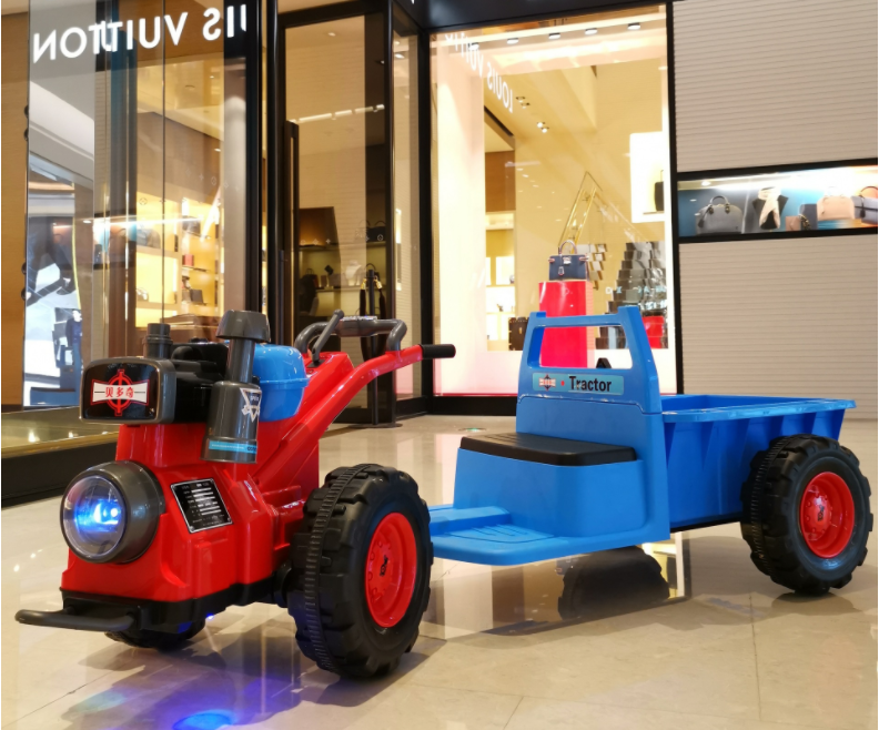 2022 New Design Wholesale 12V4.5Ah Battery Children Ride On  Kids Electric tractor