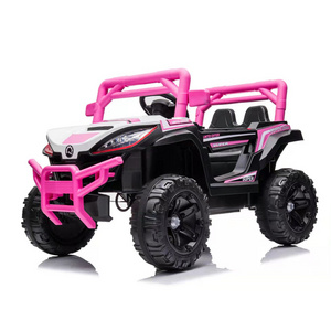 New design big size double seat kids electric car for sale/ ride on battery operated pink  car toy children