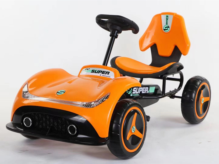 Hot sale  Newest Pedal Go Karts for kids 24v ride on car battery powered electric go kart pedal cars for kids