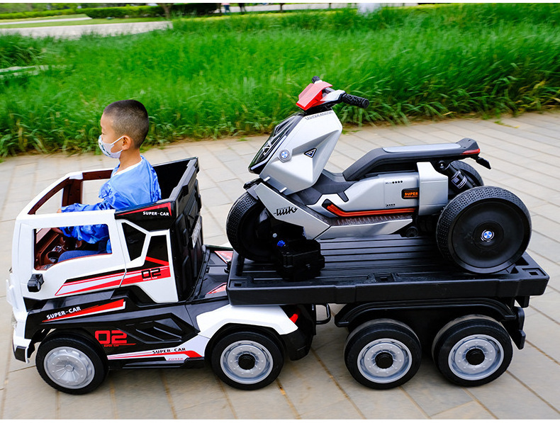 2021  New Battery powered electric ride on Truck kids toy car 4wd Pickup Truck/Children ride on car toy