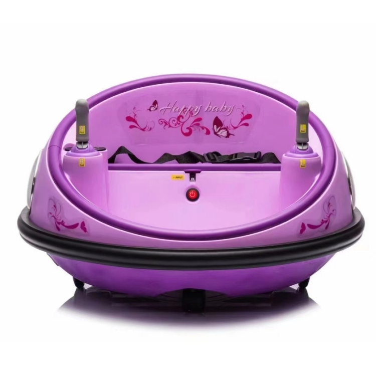 New Design 360 Degreens Children RC Bumper Cars 6V Electric Bumper Rechargeable Baby Toy Kids Ride On Car