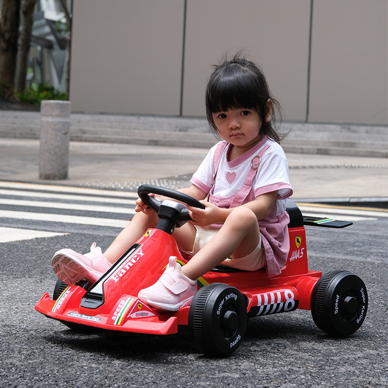 Wholesale 12 V Kids Electric Kart Car hot sale / plastic toy cars for kids to drive kids electric ride on car