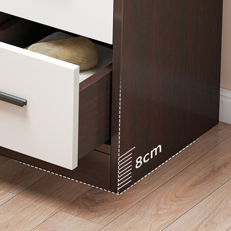 Large-capacity shoe cabinet, simple and modern storage outside the door of economical household