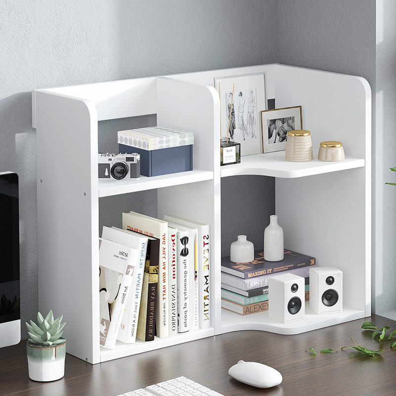 Desk Bookshelf Simple Home Multifunctional Shelves Student Dormitory Small Bookcase Office Storage