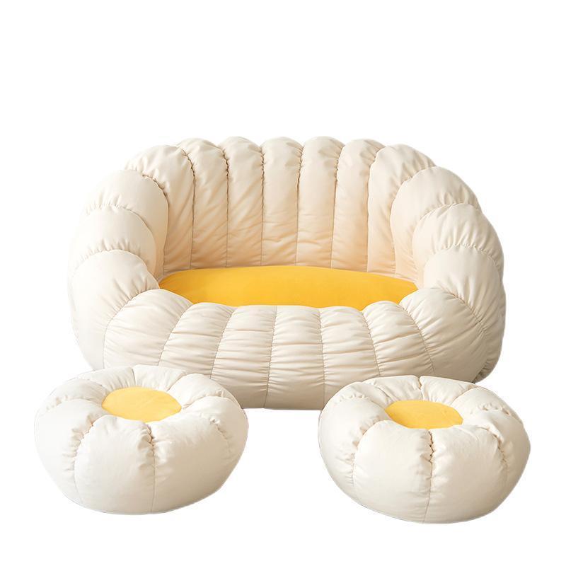 Pumpkin style double sofa, bean bag, tatami, small apartment leisure balcony  lazy chair lazy sofa