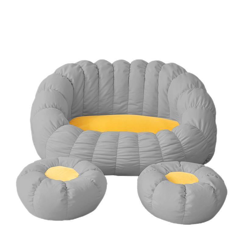 Pumpkin style double sofa, bean bag, tatami, small apartment leisure balcony  lazy chair lazy sofa