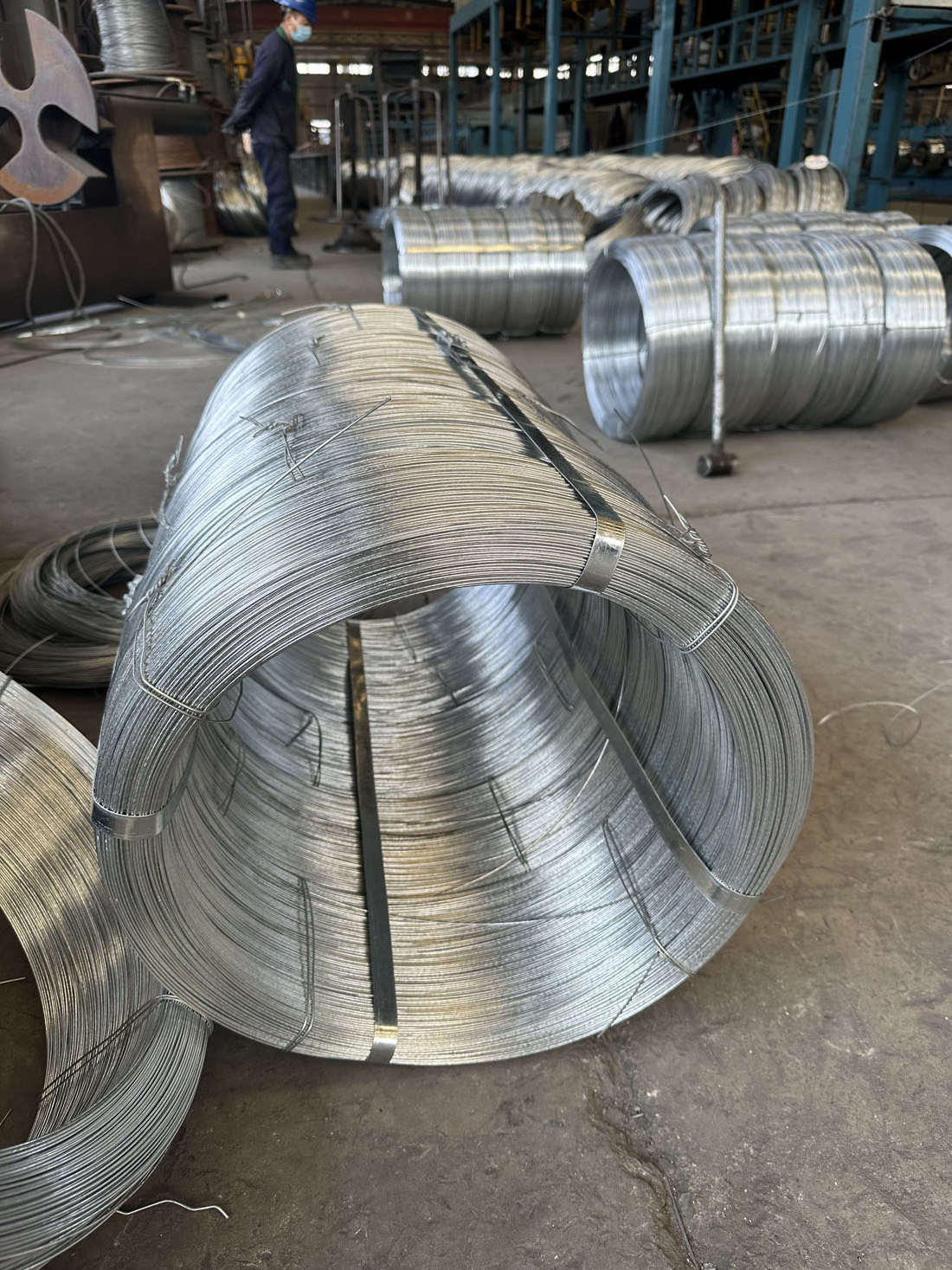 Factory wholesale  10 12 14 16 18 gauge Hot dipped galvanized steel wire for industry