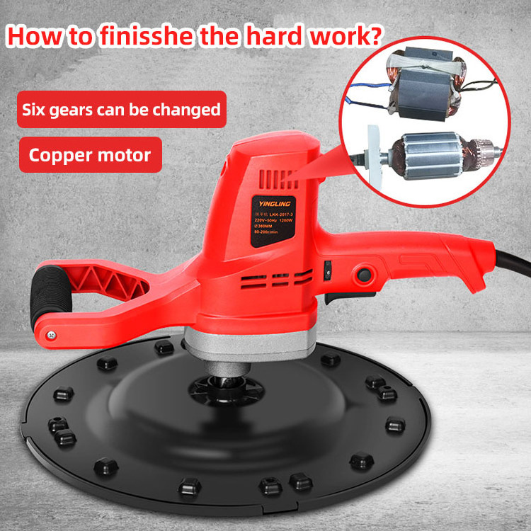 Smooth Tools Concrete Machinery Automatic Industrial Wall Plastering Speed And Machines Cement Smoothing Machine