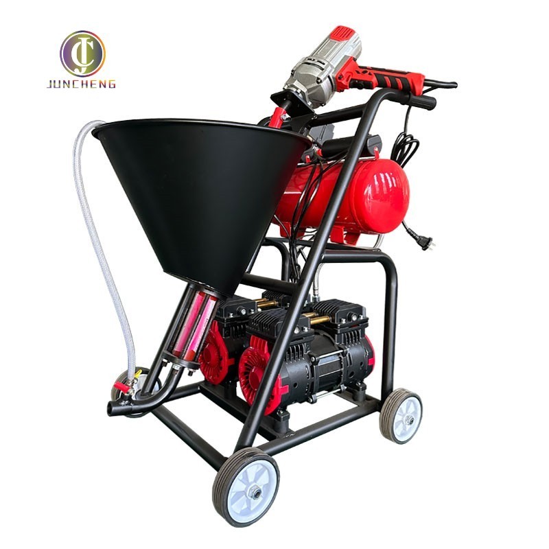 Electric concrete mortar spraying pumping cement grouting machine putty spraying machine