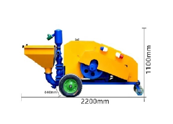 Automatic Multifunctional Small 511 Mortar Spraying Machine Real Stone Paint Plaster Powder Wall Machine New Pump Motor