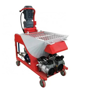 High efficiency Dry powder spraying  automatic mortar gypsum wall plaster machine