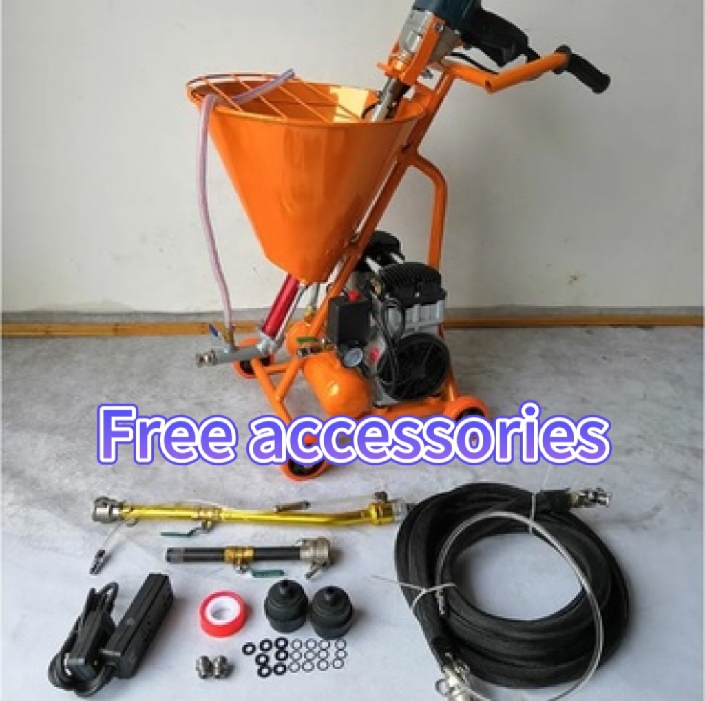 Portable concrete automatic painting machine spray portable paint spray machine cement mortar spray gun