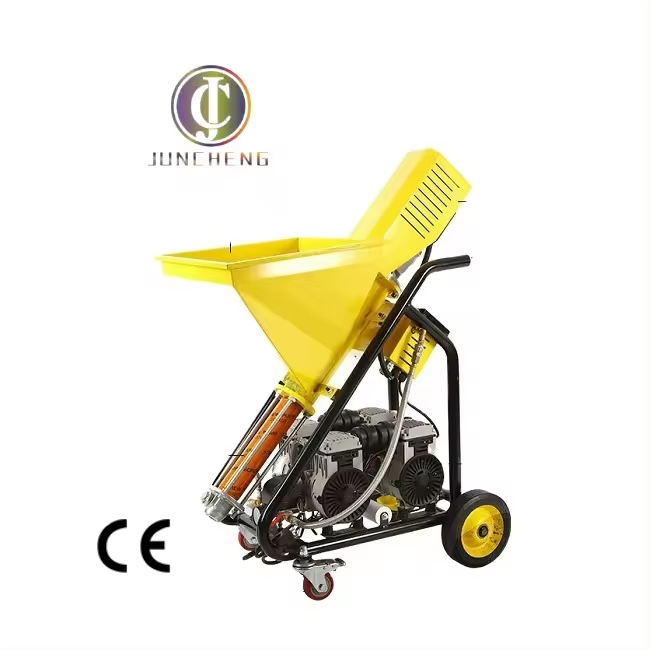 Electric real stone paint spraying machine Putty mortar new interior and exterior wall paint machine Fireproof paint