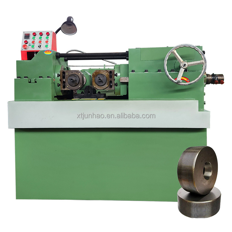 Automatic round die rebar thread rolling machine for bar rod