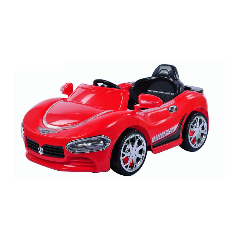 Children's Electric Car With Four-wheel Dual Drive Belt Remote Control Belt Swing Can Be Charged