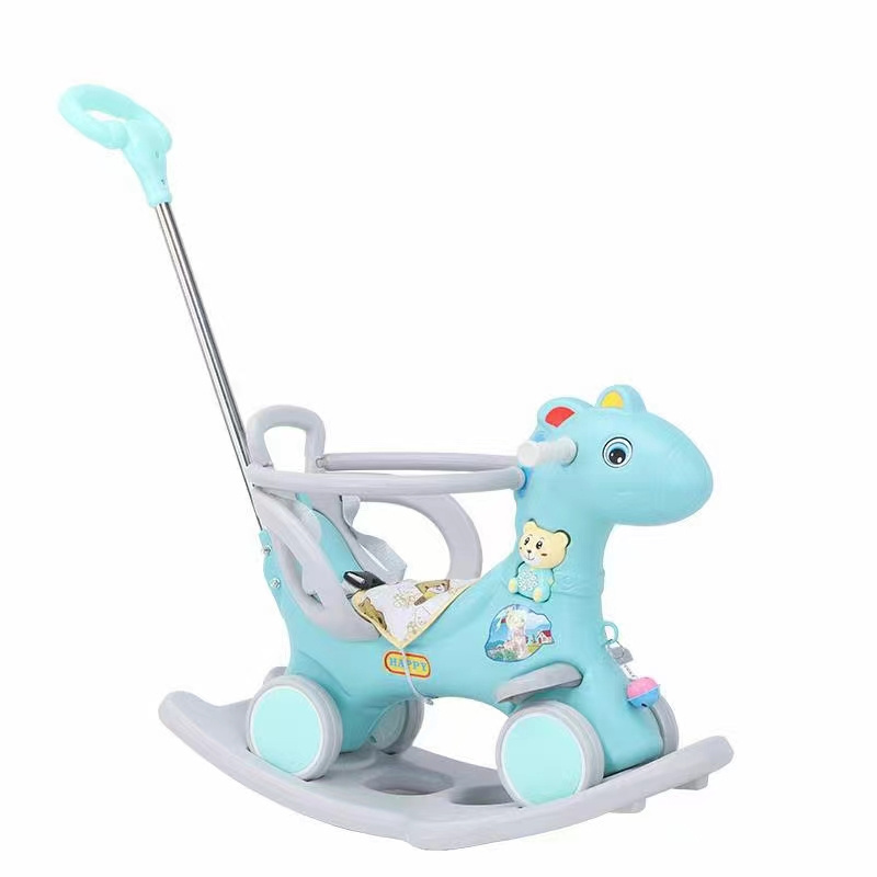 Factory-made 2023 new three-usage kids' ride-on-car, children rocking horse