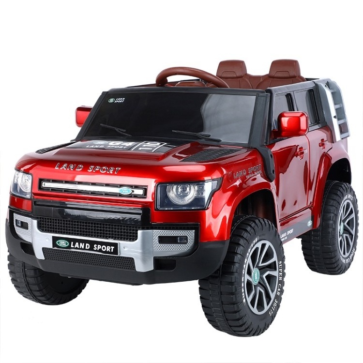 Children's electric car car four-wheel off-road remote control toy car boy and girl double drive baby stroller