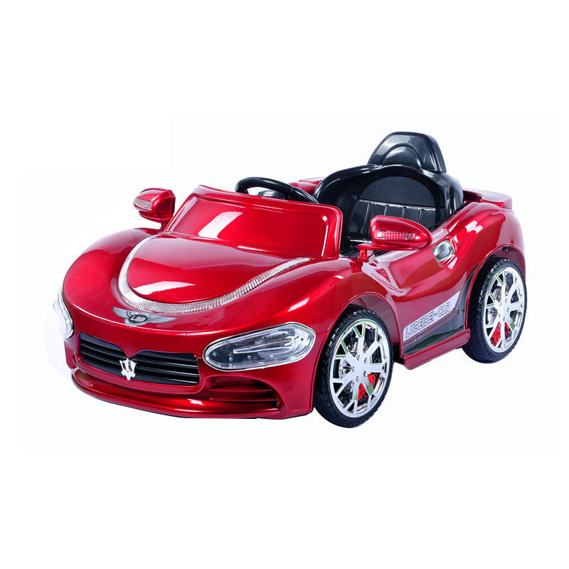 Children's Electric Car With Four-wheel Dual Drive Belt Remote Control Belt Swing Can Be Charged