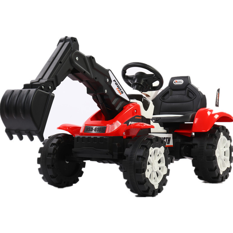 Latest kids excavator child tractor for kids to ride electric toys ride on car excavator electric toy