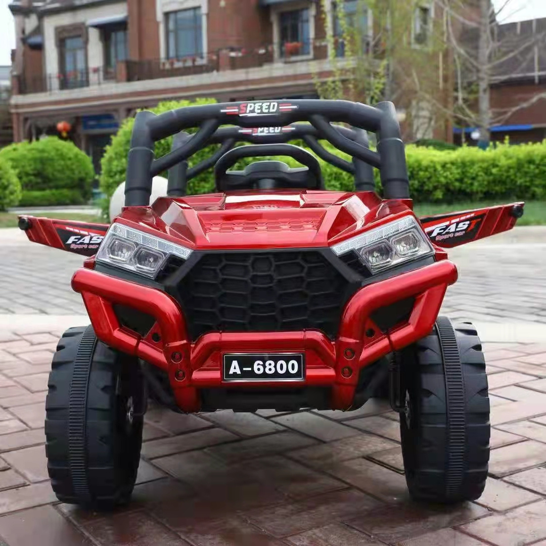 Hebei Children Toy Factory Wholesale Ride on Car 2 Seater 12V Kids Electric Car Black Red Music