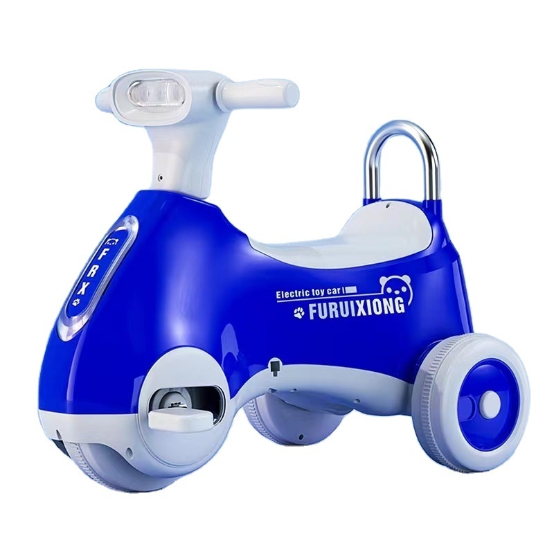 Wholesale Cheap Multi-function Powerful Motor Music Light Large Capacity Battery Children Electric Tricycle Motorcycle